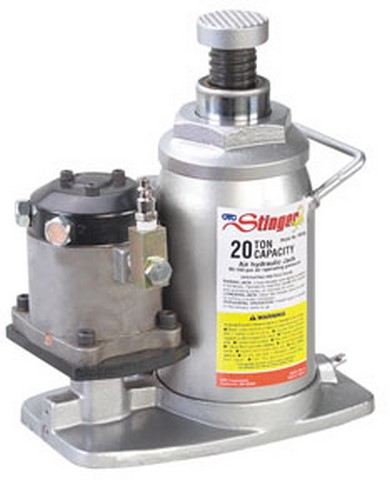 otc assist hydraulic ton bottle jack air brand